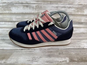 K-Swiss 96927-031-M-LOW Granada US 9.5 Lace Up Womens Sneakers Shoes Blue Pink - Picture 1 of 11