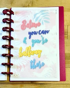 Believe u can Half there Quote DASHBOARD 4 use w/ the TUL/Arc (8 disc) Planner~ - Picture 1 of 3