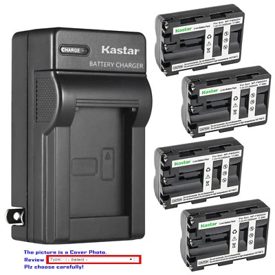 Kastar Battery Wall Charger for Sony NP-FM500H & Sony DSLR-A350 α350 Alpha A350