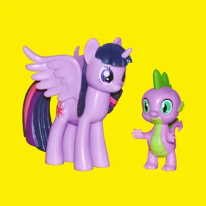 My Little Pony Egmont Set of 2 Figures Princess Twilight Sparkle and Spike - Picture 1 of 1