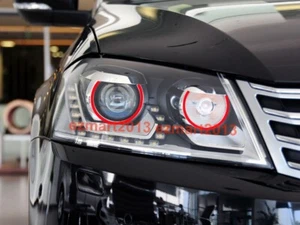BT RGB Halo Ring Devil Demon Angel Eye for VW Passat Xenon Headlamp Flash DRL - Picture 1 of 34