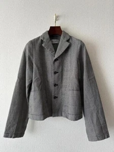 Chaqueta corta a cuadros Comme des Garçons M para mujer elegante usada - Imagen 1 de 6