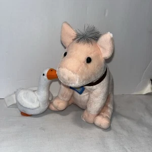 1998 Babe Pig In The City Universal Studios Equity Promotions Plüsch 7 Zoll Ente 4 Zoll - Bild 1 von 11