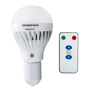 7W E27 White LED Rechargeable Emergency Bulb Light Flashlight 85-265V #ur - Picture 1 of 8