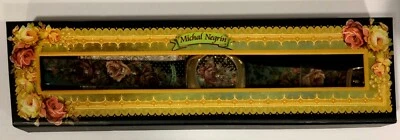 Israel Michal Negrin Victoriano Diseño Rosa Reloj Cuarzo Banda Plástica Caja de Regalo Foto 1 de 4