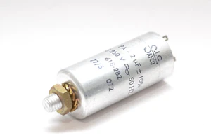 MIL spec Kondensator von SIC-SAFCO, 2 µF / 250 V, Hermetically Sealed Cap, NOS - Picture 1 of 6