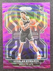 202022 Panini Prizm Kessler Edwards Purple Wave Prizm Brooklyn Nets #284