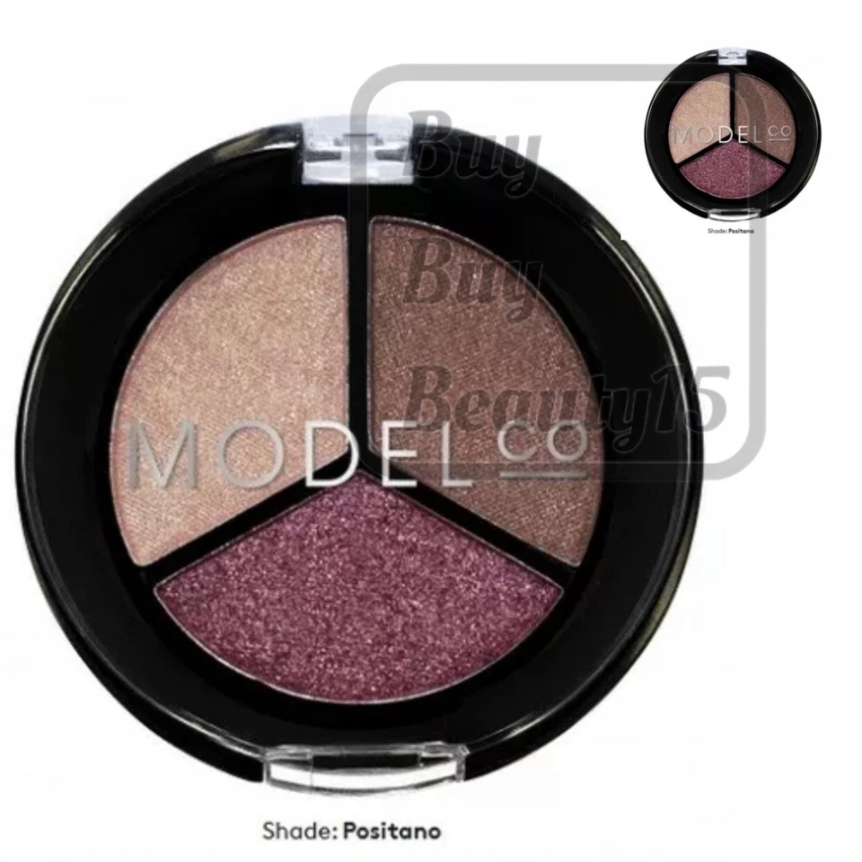 ModelCo Metallic Eyeshadow Trio ( POSITANO ) 3g / .10oz Full Size New With Box - Image 1 of 1