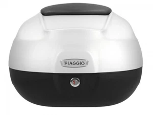 Top Case Kit CM277515 für Piaggio Beverly silber matt mit Rückenlehne. B-Ware. - Bild 1 von 9