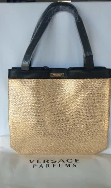 Versace Parfums Large Toiletry Case Pouch Travel Bag With Dustbag ZIPPER Men