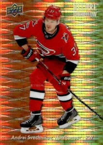 2023-24 UD Allure Andrei Svechnikov Color Flow Orange Yellow Spectrum #/199 - Picture 1 of 2