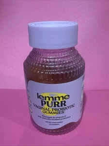 Lemme Purr Vaginal Probiotic Gummies Balanced pH Healthy Odor, Microflora, PH - Bild 1 von 4