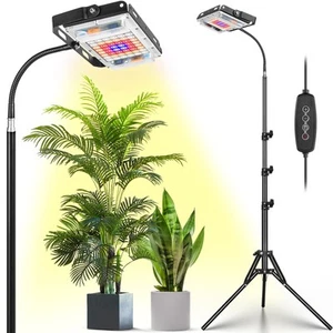 Grow Lights for Indoor Plants, Full Spectrum LED Plant Light with Stand, 63" ... - Picture 1 of 7