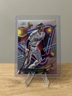2023 Topps Cosmic Chrome - Freddie Freeman #143 Nucleus Refractor - Image 1 of 2