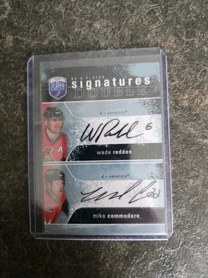 2007-08 Upper Deck Be A Player Signatures Double Redden Commodore Card# 2S-RC - Image 1 of 2