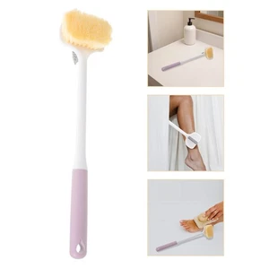  Foot Scrubber Brush for Shower: Multi-Functional Purple Soft Bristles Toe - Picture 1 of 12