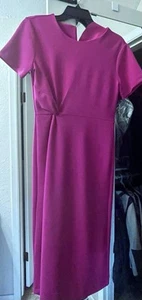 Women’s solid pink short sleeve dress size s - Picture 1 of 7