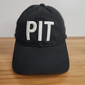 Pittsburgh Steelers New Era Women's NFL Black PIT 9TWENTY Adjustable Hat Cap - Picture 1 of 7