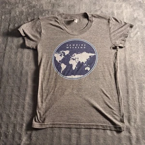 Vampire Weekend Band T Shirt 2010 North American Tour Dates Concert Merch Medium - Picture 1 of 7