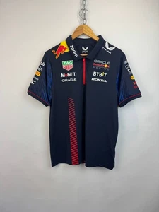 Red Bull Team Formula One 1 Racing Polo Shirt 2021/2022 - Picture 1 of 7