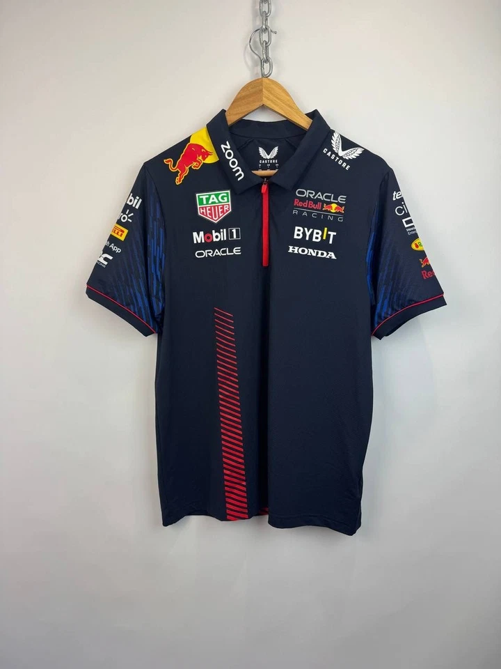 Red Bull Team Formula One 1 Racing Polo Shirt 2021/2022 - Image 1 of 4