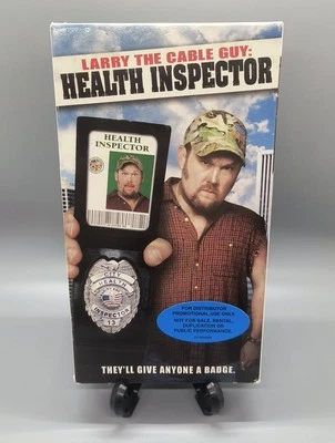 Larry The Cable Guy: Health Inspector VHS RARE Promotional Promo Screener 2006  - Image 1 of 4
