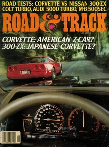 ROAD & TRACK~ Jan 1984 ~ Corvette vs Nissan 300-ZX, Audi 5000, M-B 500SEC, Colt - Picture 1 of 2