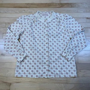 Camicetta Ashley Hall vintage anni 80 pizzo medio tradizionale moglie cottage core - Foto 1 di 6