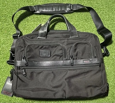 Tumi Alpha 2 T-Pass Medium Screen Briefcase Laptop Bag Nylon 26516D2 Reg $455 - Image 1 of 4