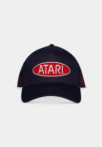 Gorra de béisbol de camionero ajustable azul marino con logotipo ovalado Atari 1972 - Imagen 1 de 5