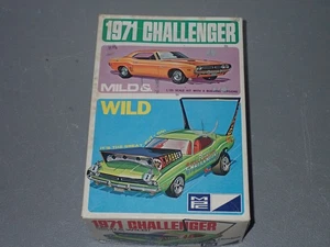 MPC 1971 Challenger Mild & Wild Model Kit, Parts Kit, Box and Instructions - Picture 1 of 15