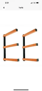 KF1004 Lumber Storage Rack 3-Level System 110lbs per Level with Durable Sheet... - Picture 1 of 10