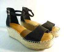 Kelly Katie Women shoes sandals Black Espadrille Size 7.5 SKU 10791