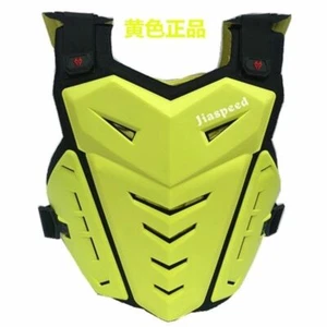 Yellow Adult Armor Vest Chest Back Protection Jacket Wear Protective Gear - Picture 1 of 4