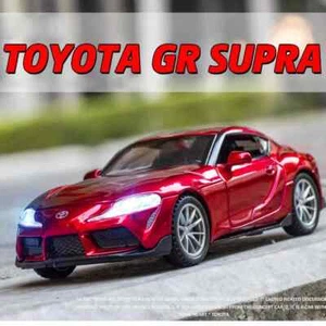 1:32 Toyota GR SUPRA Diecast Car Model High Simulation Sound & Light Kids Gift - Picture 1 of 15