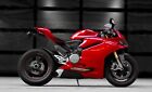 Ducati Panigale 1299S Black and Red Sport Bike Poster Print A5, A4,A3, A2,A1,A0 