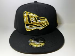 808AllDay Black / Gold New Era Flag Hat Ds 9fifty SnapBack Sold Out Online - Picture 1 of 4