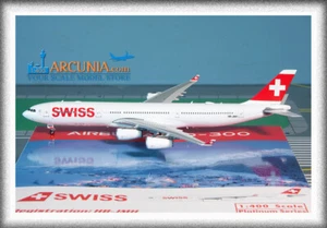 Phoenix 1:400 Swiss Airbus a340-300 "HB-JMH" 11975 - Picture 1 of 5