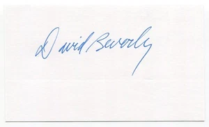 David Beverly Signed 3x5 Index Card Autographed Green Bay Packers NFL Football - Picture 1 of 2