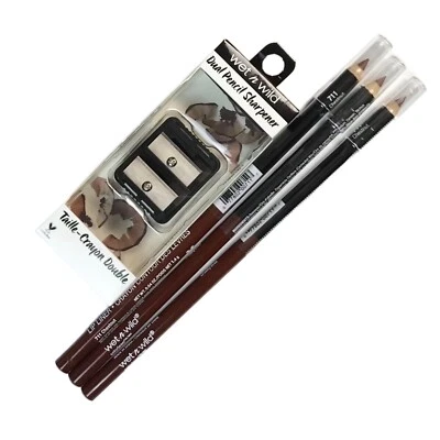 3 Pack Wet n Wild Color Icon Lipliner Pencil, 711 Chestnut With Pencil Sharpener - Image 1 of 2