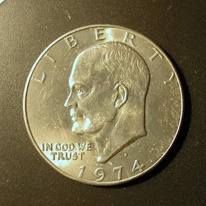 Dólar Eisenhower 1974-D - brillantemente sin circular ++ - Imagen 1 de 2