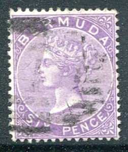 BERMUDA: (16879) K1 “4” numeral postmark/cancel - Picture 1 of 1