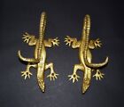 Brass Monster Lizard Pull Set 9'' Inches Cambodia Dragon Door Handle Pull EK715 
