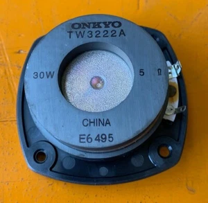 ONKYO TW3222A Tweeter originale 30W 5 ohm universale per casse varie. - Foto 1 di 3