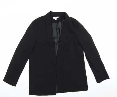 La Redoute Womens Black Polyester Blend Blazer Size 8 - Image 1 of 4