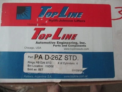 1 TOP LINE PISTON PA D-26Z STANDARD 3.L NISSAN 300ZX INFINITY 24 V NON TURBO - Image 1 of 4