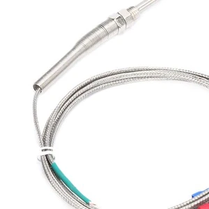 5x70mm K-Type Thermocouple Temperature Sensor Stainless Steel Probe M8 Thread♫ - Picture 1 of 22