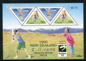 NEW ZEALAND.... Health. 1995 mini sheet with STAMPEX logo mnh - Picture 1 of 1
