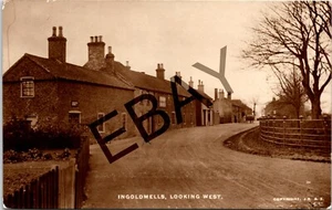 INGOLDMELLS LINCOLNSHIRE LOOK WEST SHOP FRENTES FOTO REAL POSTAL DE COLECCIÓN - Imagen 1 de 2