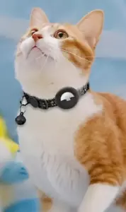 2er Set Sicherer AirTag Halter für Hunde- und Katzenhalsbänder Silikonhalterung - Bild 1 von 4